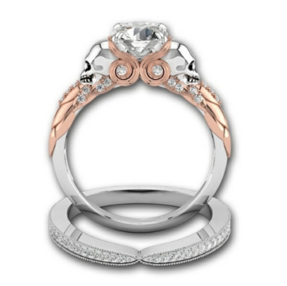 💍2 PC engagement ring set